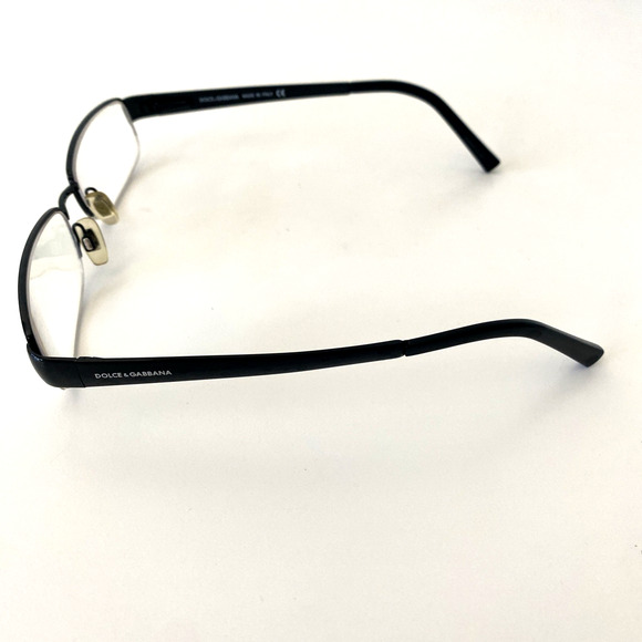 Dolce & Gabbana Eyeglasses Rectangular Half Rim Black DG 1110 01 52 17 135 main image 5